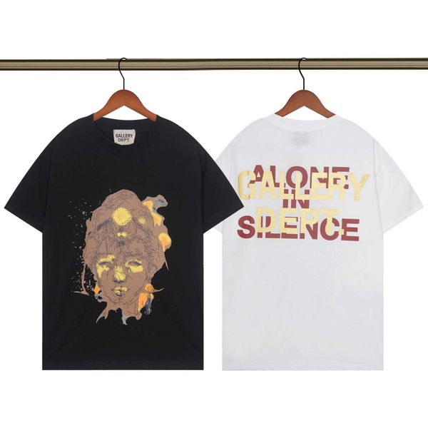 t shirt for men vintage short sleeves spring/summer new designer high street fashion portrait print men's and women's couple loose, White;black
t shirt for men vintage short sleeves spring/summer new designer high street fashion portrait print men's and women's couple loose, White;black