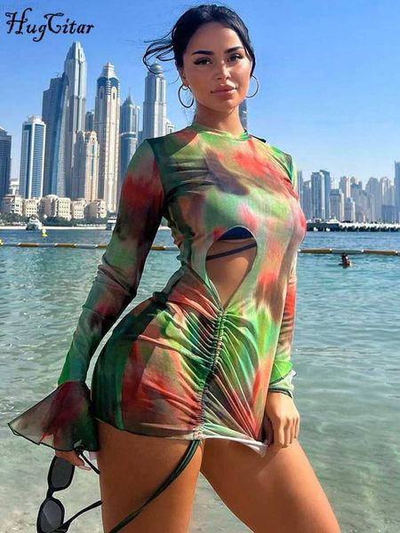 urban dresses hugcitar tie dye long flare sleeve shirring hollow out lace up slim mini dress summer women elegant party vacation outfit l230, White;black
urban dresses hugcitar tie dye long flare sleeve shirring hollow out lace up slim mini dress summer women elegant party vacation outfit l230, White;black