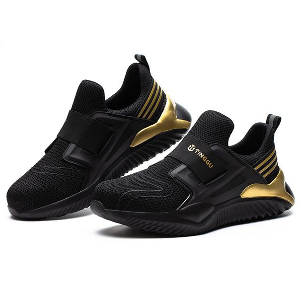 gold noble men breathable air mesh safety shoes work sneakers male wear resistant cushion shoes work boots indestructible t808, Black
gold noble men breathable air mesh safety shoes work sneakers male wear resistant cushion shoes work boots indestructible t808, Black