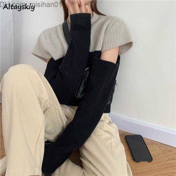women's sweaters sweater women's harajuku autumn vintage ins hollow outer youth slreetweer panel ultra thin fully matched women�, White;black
women's sweaters sweater women's harajuku autumn vintage ins hollow outer youth slreetweer panel ultra thin fully matched women�, White;black