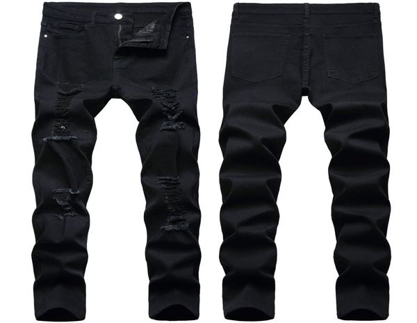 mens jeans retro black pants stretch hole ripped slim fit fashion casual denim trousers6777616, Blue
mens jeans retro black pants stretch hole ripped slim fit fashion casual denim trousers6777616, Blue