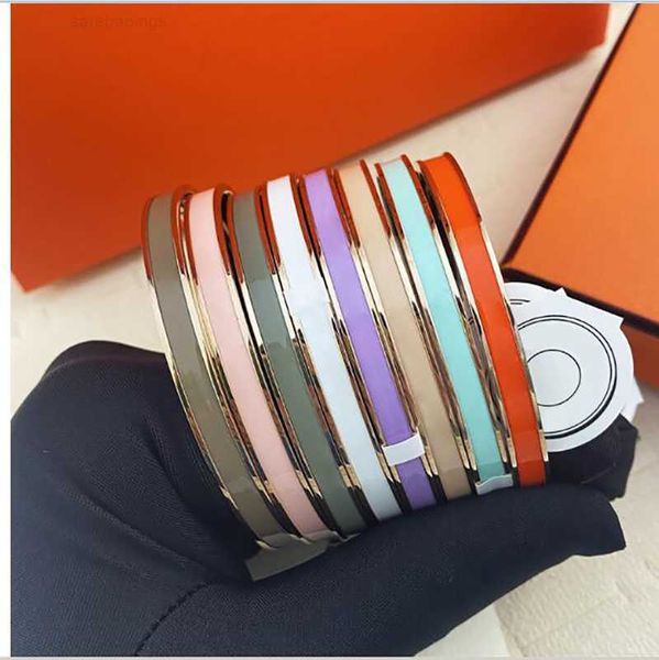 luxury brand designer bracelet her max brand design colorful enamel 6mm bangle bracelet for women girls stainless steel bangles bracelets ba, Black
luxury brand designer bracelet her max brand design colorful enamel 6mm bangle bracelet for women girls stainless steel bangles bracelets ba, Black