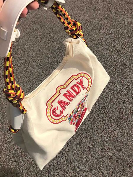 cute niche canvas bag for women new versatile commuting embroidery large capacity shoulder bag tote bag
cute niche canvas bag for women new versatile commuting embroidery large capacity shoulder bag tote bag