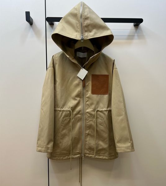 women's trench coats drawstring adjustable casual outerwear super zipper cap hoodie classic clothing girls windproof jacket coat sml, Tan;black
women's trench coats drawstring adjustable casual outerwear super zipper cap hoodie classic clothing girls windproof jacket coat sml, Tan;black