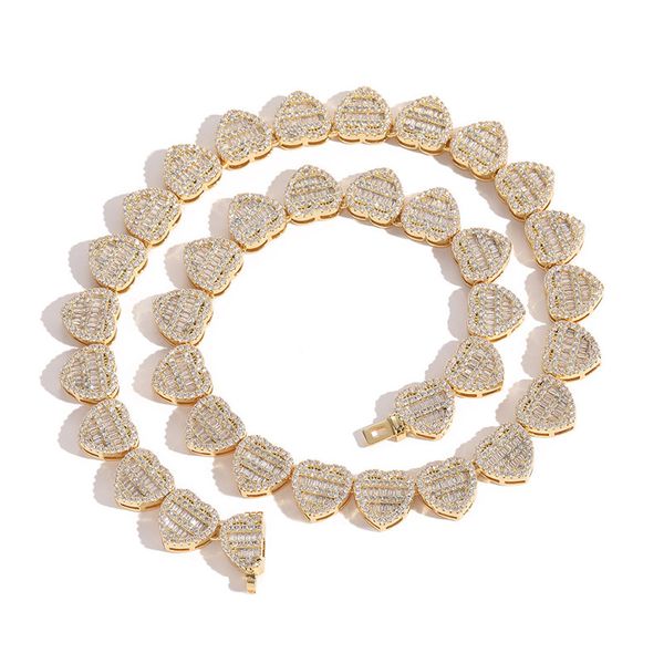 12mm mixed t-cubic zirconia heart necklace cross border trendy brand personality men's hip hop necklace wholesale, Silver
12mm mixed t-cubic zirconia heart necklace cross border trendy brand personality men's hip hop necklace wholesale, Silver