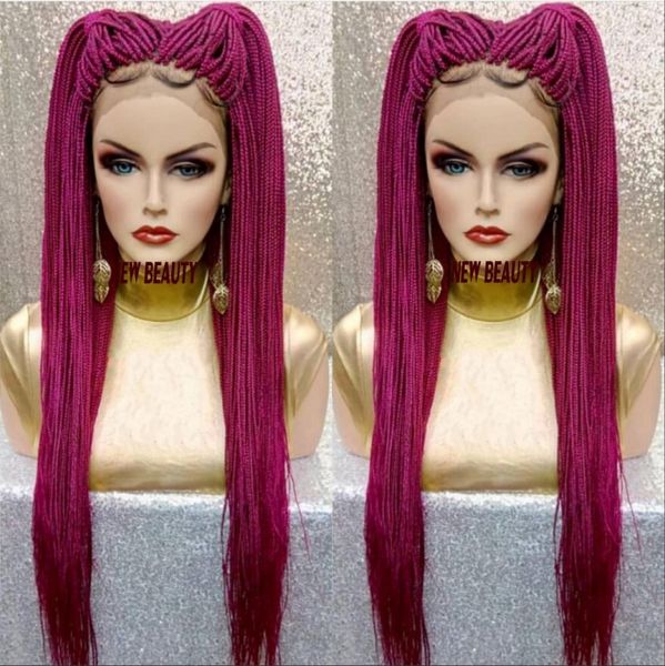 new blackpink red color crochet braided wig long box braids full lace front wig synthetic braiding hair for black women6897528
new blackpink red color crochet braided wig long box braids full lace front wig synthetic braiding hair for black women6897528