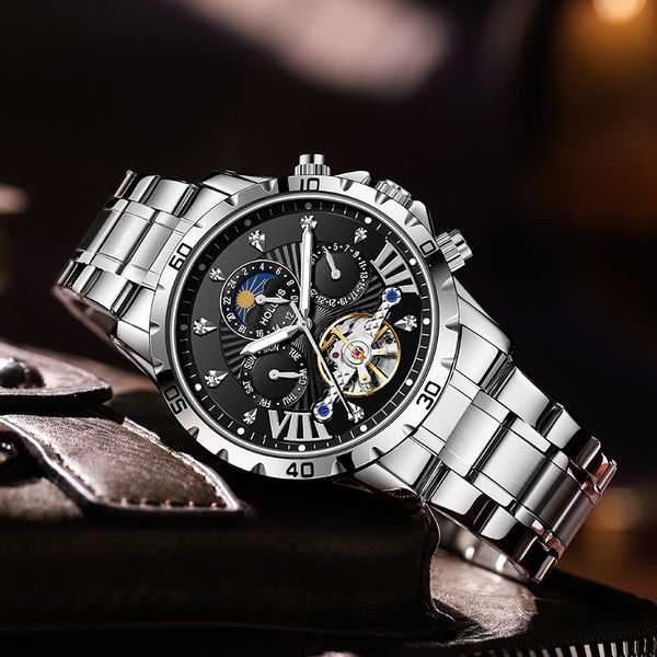 holuns new fashion multicolor watch mens design watch sapphire watch new, Slivery;brown
holuns new fashion multicolor watch mens design watch sapphire watch new, Slivery;brown