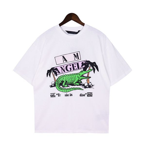 designerpalm white t shirt mens angelscrocodile short sleeves men's and women's loose high street summer cotton crewneck, White;black
designerpalm white t shirt mens angelscrocodile short sleeves men's and women's loose high street summer cotton crewneck, White;black