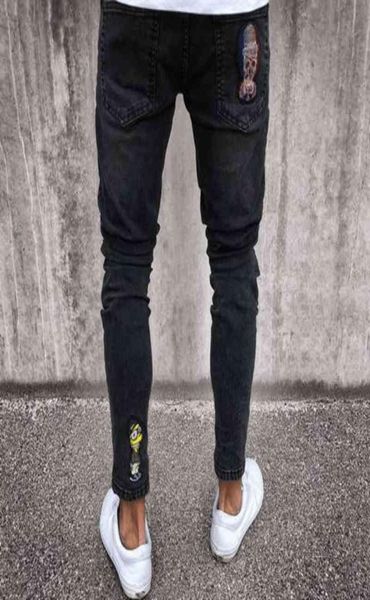 black skinny jeans skull biker men jeans homme slim fit personality badge patchwork denim hip hop hip street for men4993522, Blue
black skinny jeans skull biker men jeans homme slim fit personality badge patchwork denim hip hop hip street for men4993522, Blue