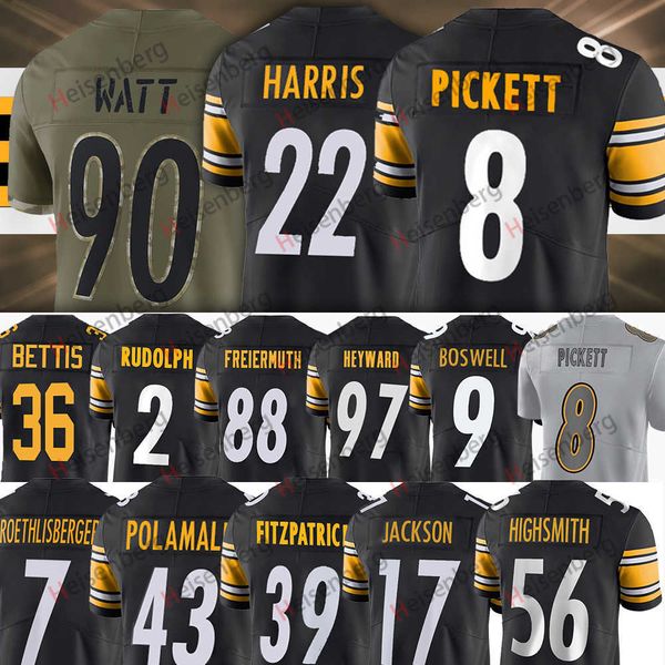 kenny pickett najee harris football jerseys steeleres t.j. watt william jackson iii alex highsmith chris boswell cameron heyward pat freierm, Black;red
kenny pickett najee harris football jerseys steeleres t.j. watt william jackson iii alex highsmith chris boswell cameron heyward pat freierm, Black;red