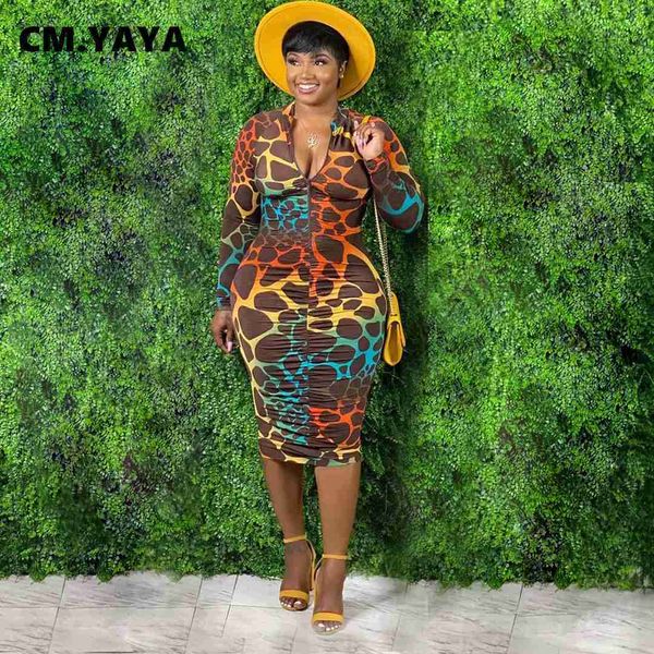 urban dresses cm.yaya women leopard print zipper up turn-down neck long sleeve stacked bodycon midi dress elegant active ruched draped dress, White;black
urban dresses cm.yaya women leopard print zipper up turn-down neck long sleeve stacked bodycon midi dress elegant active ruched draped dress, White;black