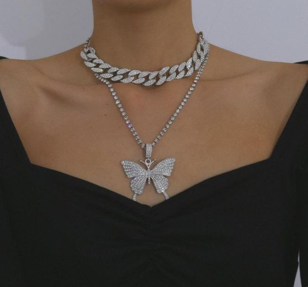 luxury shiny pendant chunky rhinestone choker hip hop bling crystal butterfly pendant necklace nightclub party jewelr6847585, Silver
luxury shiny pendant chunky rhinestone choker hip hop bling crystal butterfly pendant necklace nightclub party jewelr6847585, Silver