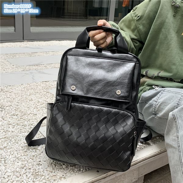 factory wholesale men shoulder bag soft and comfortable leather leisure travel backpack street popular woven student backpacks flip zipper f
factory wholesale men shoulder bag soft and comfortable leather leisure travel backpack street popular woven student backpacks flip zipper f