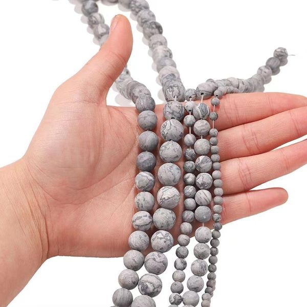 matte map stone 4/6/8/10/12mm diy handmade jewelry accessories map stone loose beads semi-finished beading
matte map stone 4/6/8/10/12mm diy handmade jewelry accessories map stone loose beads semi-finished beading