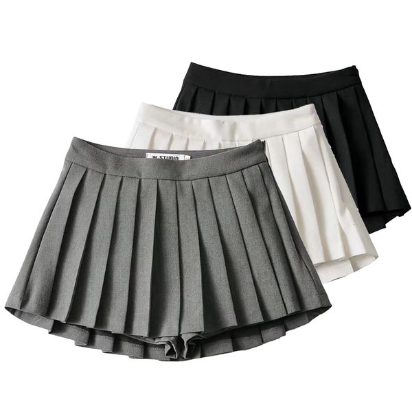 women's jumpsuits rompers grey wide pleated mini skirts shorts ootd high street american retro solid vintage blogger woman white basic, Black;white
women's jumpsuits rompers grey wide pleated mini skirts shorts ootd high street american retro solid vintage blogger woman white basic, Black;white