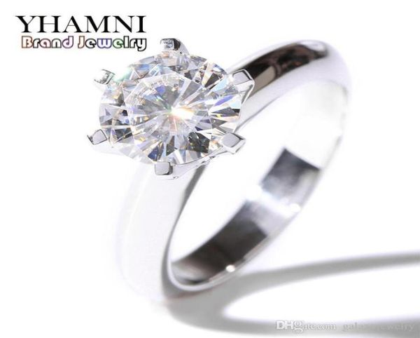 yhamni luxury solid silver wedding rings brand jewelry 7mm diamond ring 925 sterling silver engagement rings for women 121215953152, Slivery;golden
yhamni luxury solid silver wedding rings brand jewelry 7mm diamond ring 925 sterling silver engagement rings for women 121215953152, Slivery;golden