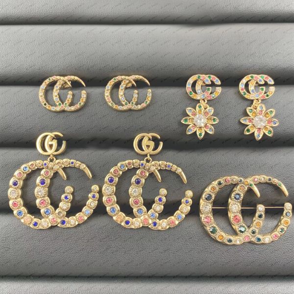 luxury gold stud earrings designer for women hoop earrings brooch letter earrings jewelry with box set valentine day gift engagement colored, Golden;silver
luxury gold stud earrings designer for women hoop earrings brooch letter earrings jewelry with box set valentine day gift engagement colored, Golden;silver