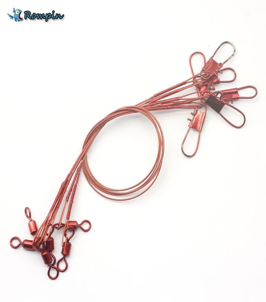 6pcs 9039039 30lb red color heavy duty wire leaders fishing line steel with swivel snap connector lure4806675
6pcs 9039039 30lb red color heavy duty wire leaders fishing line steel with swivel snap connector lure4806675