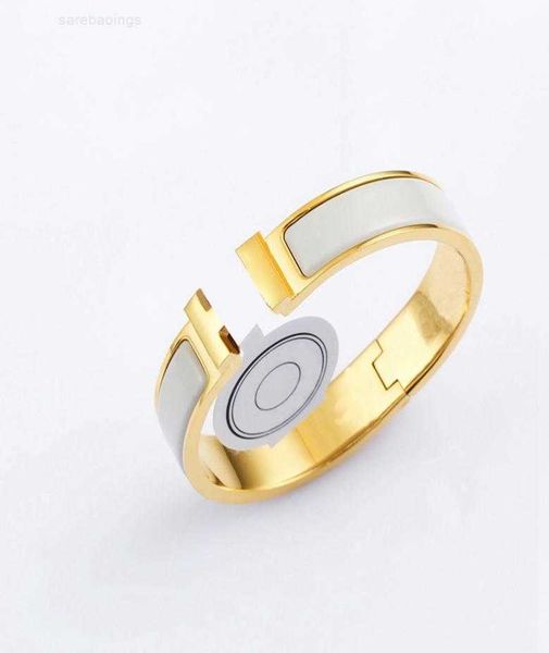 designer bracelet luxury brand her max high version quality titanium steel bangle h gold color bracelet for women gift jewelry colored ename, Black
designer bracelet luxury brand her max high version quality titanium steel bangle h gold color bracelet for women gift jewelry colored ename, Black