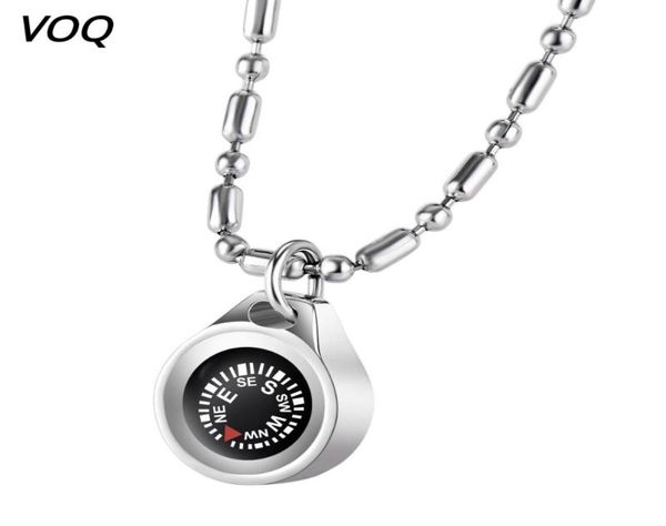 pendant necklaces voq outdoor survival rescue compass stainless steel bead chains long necklace for men and women adventure travel6712860, Silver
pendant necklaces voq outdoor survival rescue compass stainless steel bead chains long necklace for men and women adventure travel6712860, Silver