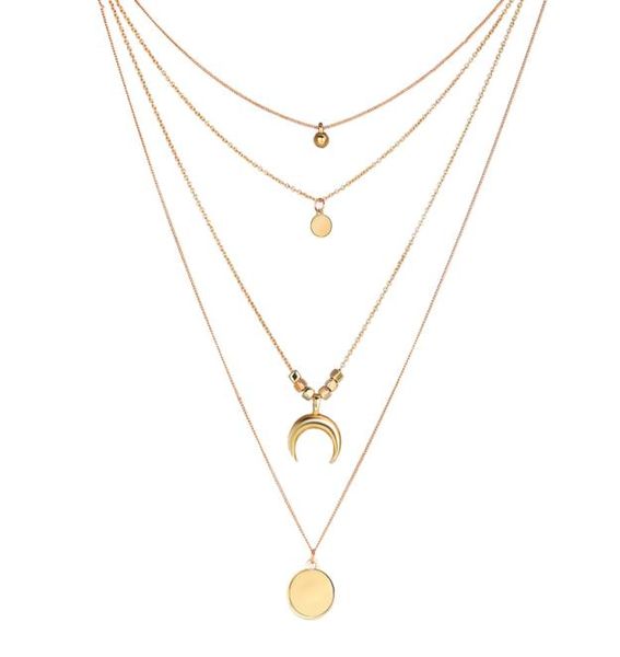 necklaces pendants style moon alloy multilayer necklacefashion vintage moon pendant choker necklace with chain for women state9361145, Silver
necklaces pendants style moon alloy multilayer necklacefashion vintage moon pendant choker necklace with chain for women state9361145, Silver