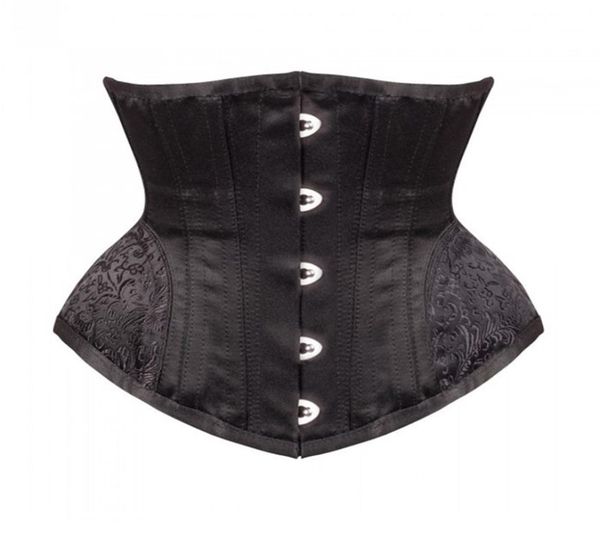 hourglass waist training corset women 16 steel bones underbust waist taming corsets with brocade embroidery hip panels waist 8126305, Black;white
hourglass waist training corset women 16 steel bones underbust waist taming corsets with brocade embroidery hip panels waist 8126305, Black;white