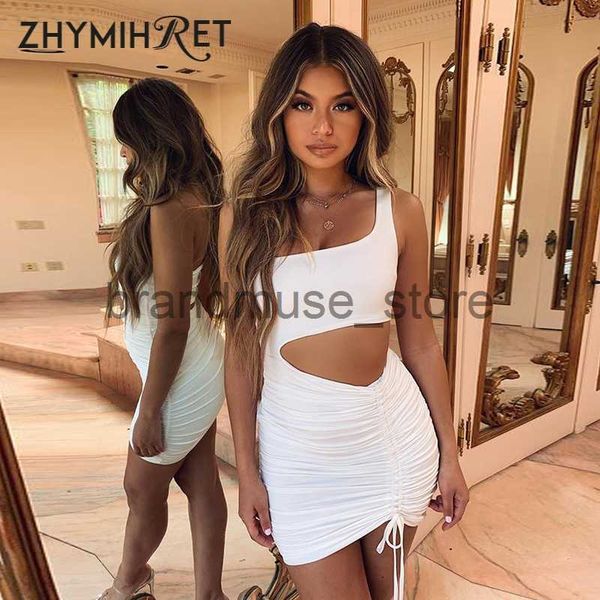 basic casual dresses zhymihret elegant one shoulder dress hollow out waist ruched vestidos mujer lace up mini bodycon dress 2023 summer suki, Black;gray
basic casual dresses zhymihret elegant one shoulder dress hollow out waist ruched vestidos mujer lace up mini bodycon dress 2023 summer suki, Black;gray