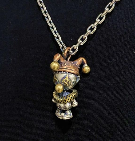 clavicle chains925 thai used pure voodoo clown doll personality popular silver necklace pendant female8688923, Golden;silver
clavicle chains925 thai used pure voodoo clown doll personality popular silver necklace pendant female8688923, Golden;silver