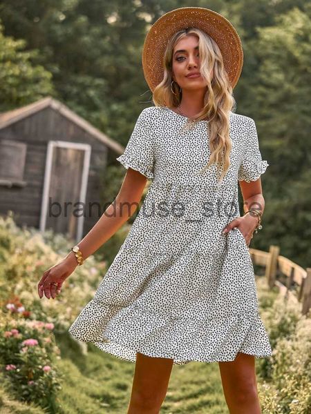 basic casual dresses 2023 new floral print ruffles summer dress women casual round neck short sleeve loose mini dress ladies holiday party d, Black;gray
basic casual dresses 2023 new floral print ruffles summer dress women casual round neck short sleeve loose mini dress ladies holiday party d, Black;gray