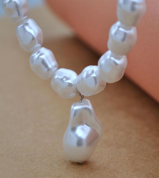 white pearl necklace female irregular shape pendant coarse neck choker accessories4219224, Silver
white pearl necklace female irregular shape pendant coarse neck choker accessories4219224, Silver