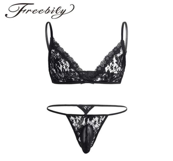 2pcs men lingerie floral lace nightwear sleepwear set bra with gstring exotic gay panties for men039s male underwear594136234030, Red;black
2pcs men lingerie floral lace nightwear sleepwear set bra with gstring exotic gay panties for men039s male underwear594136234030, Red;black