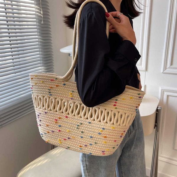 single shoulder new woven tote bag women's large capacity bag small design high sense student commuting class
single shoulder new woven tote bag women's large capacity bag small design high sense student commuting class