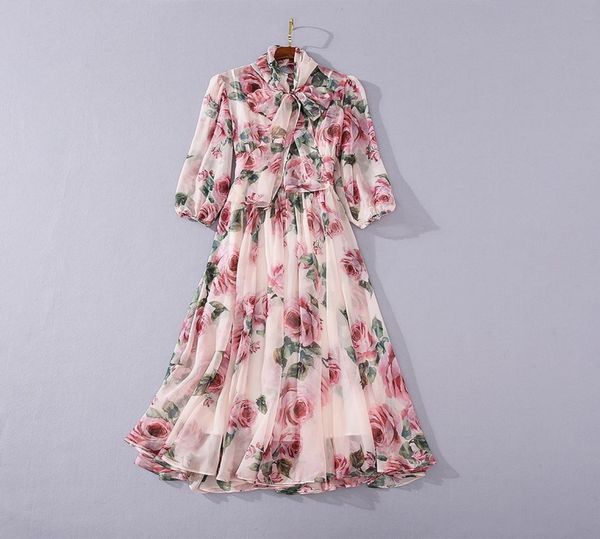 european and american women039s clothing winter 2022 new threequarter sleeve bow collar rose printed fashion dress2057851, Black;gray
european and american women039s clothing winter 2022 new threequarter sleeve bow collar rose printed fashion dress2057851, Black;gray