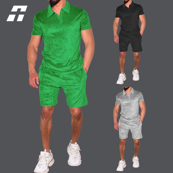 men's tracksuits summer men's suit velvet t-shirtshorts men's solid color soft breathable two-piece men's casual sportsw, Gray
men's tracksuits summer men's suit velvet t-shirtshorts men's solid color soft breathable two-piece men's casual sportsw, Gray