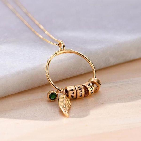 pendant necklaces personalized custom letter names pendant necklace stainless steel leaf engraved beads charms for mothers day gifts woman j, Silver
pendant necklaces personalized custom letter names pendant necklace stainless steel leaf engraved beads charms for mothers day gifts woman j, Silver
