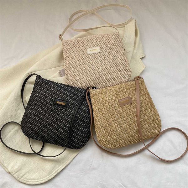 small design grass woven bag summer new simple casual shoulder bag trendy weaving cross body tote bag
small design grass woven bag summer new simple casual shoulder bag trendy weaving cross body tote bag