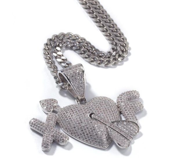 2 letters heart custom lover couple pendants necklace hip hop cz stone bling iced out men hip hop rapper jewelry silver3919366, Silver
2 letters heart custom lover couple pendants necklace hip hop cz stone bling iced out men hip hop rapper jewelry silver3919366, Silver