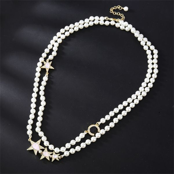 designer double letter luxury brand pendant necklaces gold crystal pearl sweater necklace women ccity choker jewelr 1234, Silver
designer double letter luxury brand pendant necklaces gold crystal pearl sweater necklace women ccity choker jewelr 1234, Silver