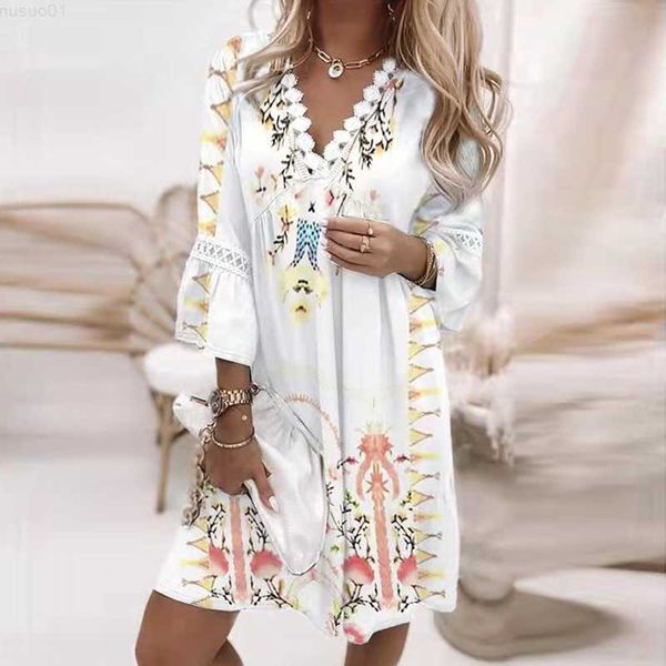 urban dresses vintage print trumpet sleeve boho beach dress women fashion lace patchwork v-neck party dresses lady loose a-line dress vestid, White;black
urban dresses vintage print trumpet sleeve boho beach dress women fashion lace patchwork v-neck party dresses lady loose a-line dress vestid, White;black