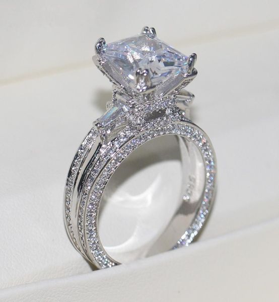 vecalon women big jewelry ring princess cut 10ct diamond stone 300pcs cz 925 sterling silver engagement wedding ring gift9030301, Slivery;golden
vecalon women big jewelry ring princess cut 10ct diamond stone 300pcs cz 925 sterling silver engagement wedding ring gift9030301, Slivery;golden