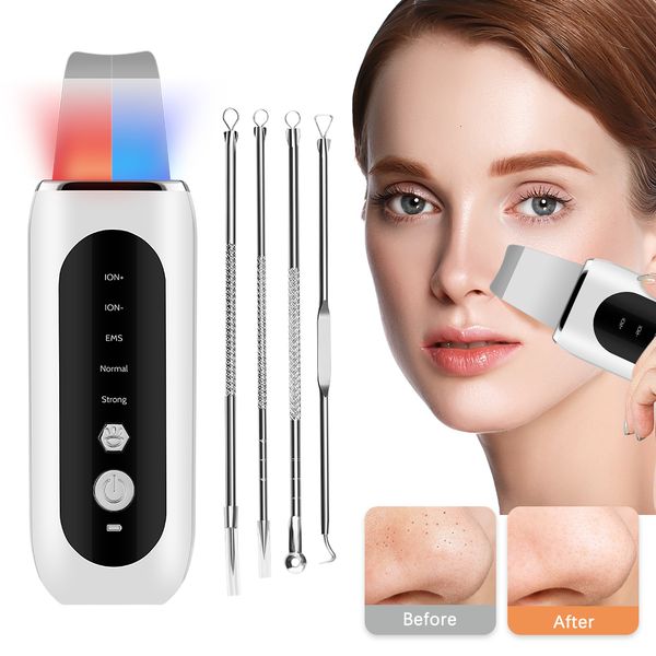 face massager ultrasonic face skin scrubber skin shoveling ems micro-current ion import skin lift pore clean red blue light beauty tool 2307
face massager ultrasonic face skin scrubber skin shoveling ems micro-current ion import skin lift pore clean red blue light beauty tool 2307