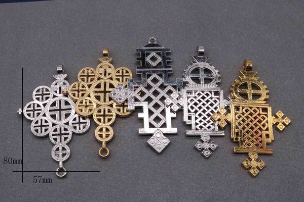pendant necklaces ethiopian grand cross pendant and thick necklace ladies/men's jewelry african ethnic traditional style 10pcs 230710, Silver
pendant necklaces ethiopian grand cross pendant and thick necklace ladies/men's jewelry african ethnic traditional style 10pcs 230710, Silver
