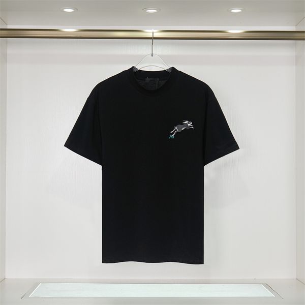 summer new men's t-shirt fashion trend designer european and american style printed personality hundred match young charm internet cele, White;black
summer new men's t-shirt fashion trend designer european and american style printed personality hundred match young charm internet cele, White;black