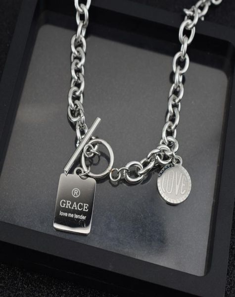 hiphop square round card chain necklace stainless steel short necklace for men women rock rapper charm collar chain jewelry stree6872947, Silver
hiphop square round card chain necklace stainless steel short necklace for men women rock rapper charm collar chain jewelry stree6872947, Silver