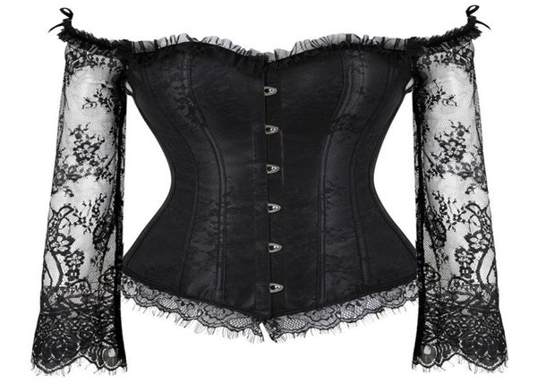 halloween victorian floral lace long flare sleeve lolita ruffle bridal corset push up bra bustier burlesque party dancing corset w3005615, Black;white
halloween victorian floral lace long flare sleeve lolita ruffle bridal corset push up bra bustier burlesque party dancing corset w3005615, Black;white