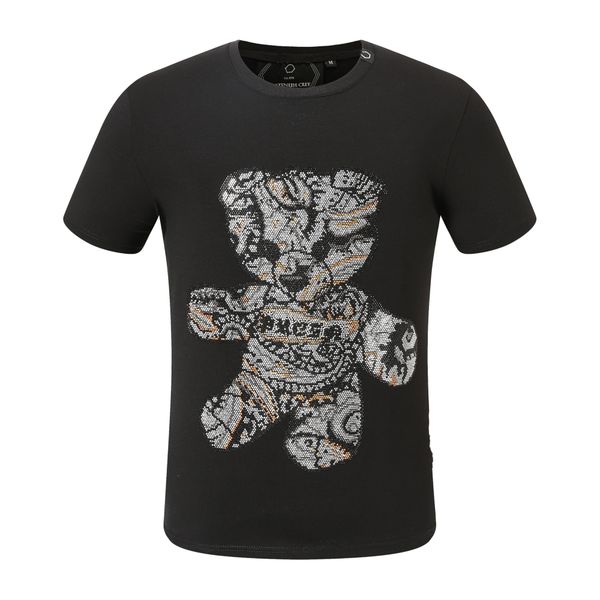 new style phillip plain men t-shirt designer pp skull diamond t shirt short sleeve dollar brown bear brand o-neck skulls paris t-shirt pp po, White;black
new style phillip plain men t-shirt designer pp skull diamond t shirt short sleeve dollar brown bear brand o-neck skulls paris t-shirt pp po, White;black