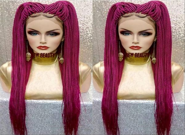new blackpink red color crochet braided wig long box braids full lace front wig synthetic braiding hair for black women5813210
new blackpink red color crochet braided wig long box braids full lace front wig synthetic braiding hair for black women5813210