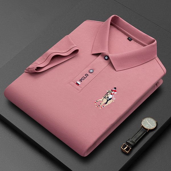 men's polos 2023 summer breathable jacket luxury cotton embroidered business short sleeve polo shirt solid color lapel men casual 23071, White;black
men's polos 2023 summer breathable jacket luxury cotton embroidered business short sleeve polo shirt solid color lapel men casual 23071, White;black