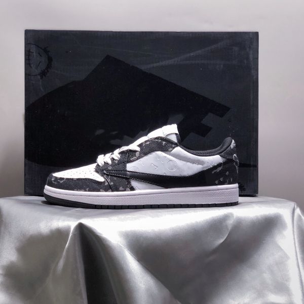 2023 authentic 1s x ts collaboration basketball shoes jumpman 1 low black white popular lifestyle streetwear
2023 authentic 1s x ts collaboration basketball shoes jumpman 1 low black white popular lifestyle streetwear