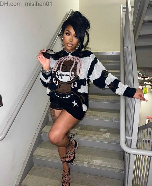 women's sweaters women's y2k street fashion sweater lil uzi vert cartoon print vintage drn knit women's extra large staff nec, White;black
women's sweaters women's y2k street fashion sweater lil uzi vert cartoon print vintage drn knit women's extra large staff nec, White;black
